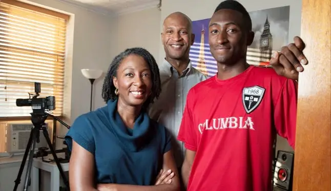 Marques Brownlee with Parents